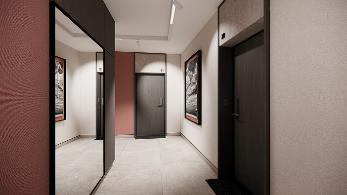 Wizualizacja wnętrza – Zatoka Mieszkania